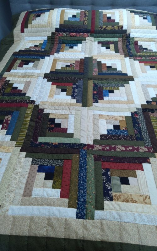 Log Cabin Throw 129lc