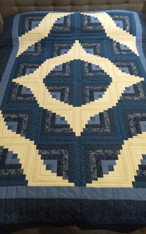 Curvey Log Cabin Throw 193clct