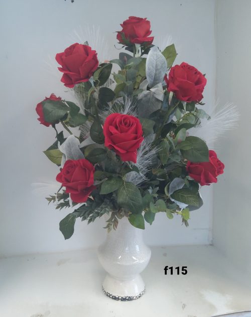 Dozen Roses Silk Floral