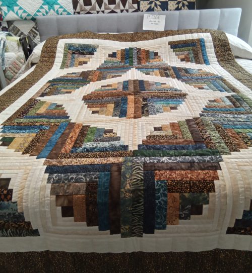 Curvey Log Cabin throw 225clc - Image 3