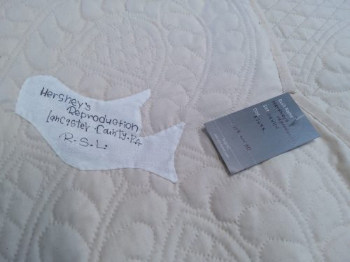 Wholecloth Hershey's Reproduction King 118wchr - Image 4