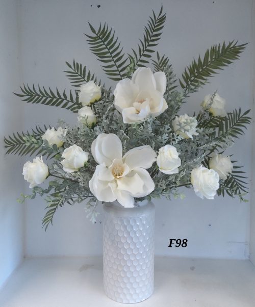 Silk Magnolia Flower Arrangement f98