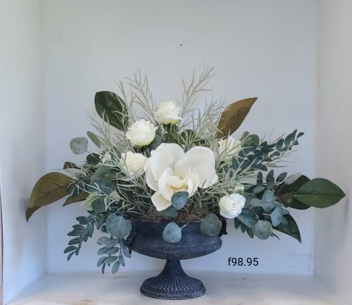 Double-sided Magnolia and Roses floral f98.95