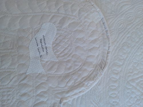 Wholecloth Hershey's Reproduction throw 121wchrt - Image 2