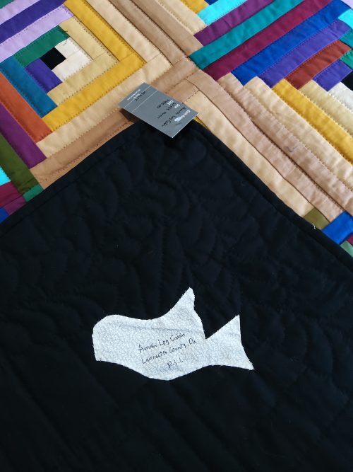 Amish Log Cabin Throw 105alct - Image 2