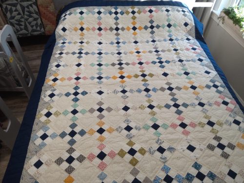Heart Nine Patch Throw 103hnpt