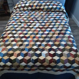 Tumbling Blocks Queen 146tb