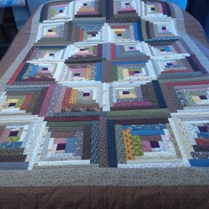 Curvey Log Cabin Throw 264clct