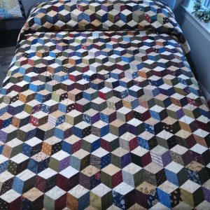 Tumbling Blocks Queen 150tb