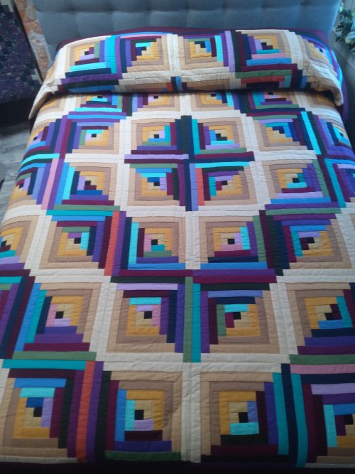 Amish Log Cabin Queen 106alc