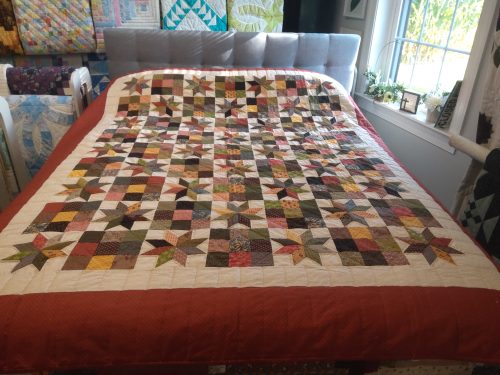Star'n Nine Patch throw 119snp