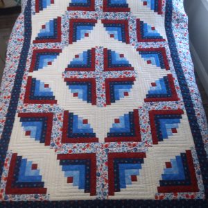 Curvey Log Cabin Throw 296clct