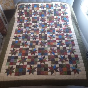 Star'n Nine Patch Throw 122snpt