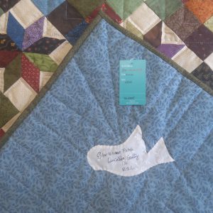 Alternative view of Star'n Nine Patch Throw 122snpt