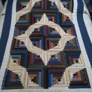 Curvey Log Cabin Throw 319clct