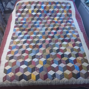 Tumbling Blocks Throw 163tbt