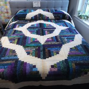 Alternative view of Curvey Log Cabin Queen
