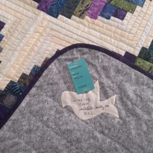 Alternative view of Curvey Log Cabin Throw 327clct