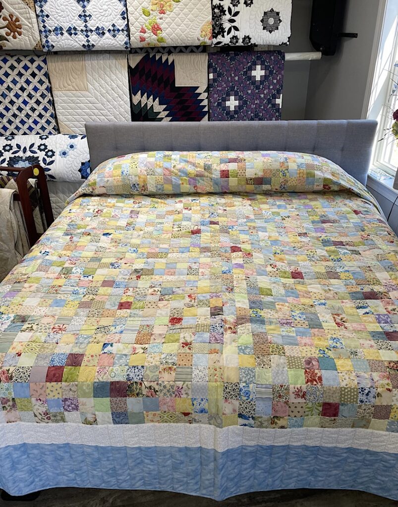 Scrappy Patchwork QuiltKing Lantz Homestead