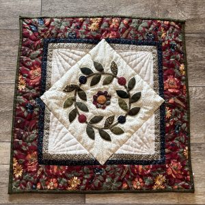 130FWWH Floral Wreath Wall Hanging
