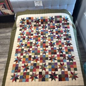 126SNPT Star Nine Patch Throw