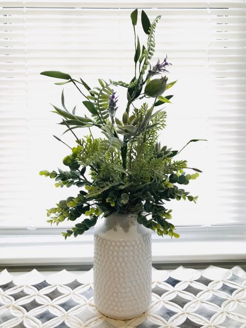 Lavender and Greens Arrangement